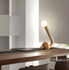 Vintage Solid Wood Table Lamp Bedside