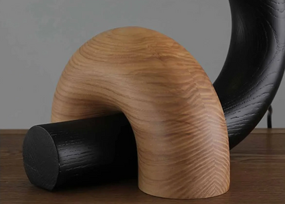 Vintage Solid Wood Table Lamp Bedside