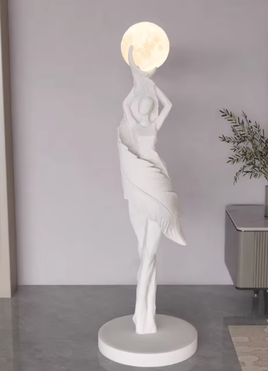 Rechargeable Retro Floral Table Lamp French Pastoral