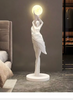 Rechargeable Retro Floral Table Lamp French Pastoral