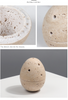Natural Marble Incense Burner Egg Shape