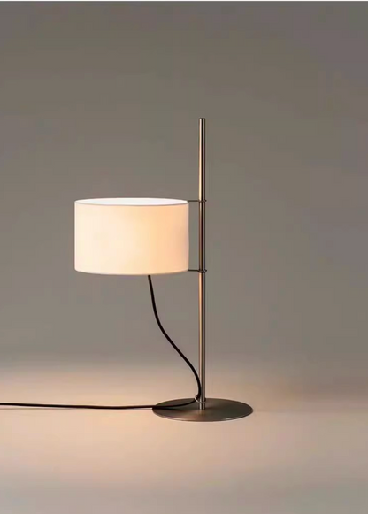 Spanish Designer Adjustable Floor Lamp with Fabric Shade