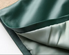 Women’s Genuine Leather Midi Skirt High Waist With Pockets