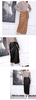 Women’s Real Leather Wrap Skirt Long with Bunny Ear Tie