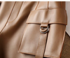 Safari Wide Women Leather Shorts High Waisted Women High Waisted