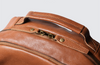 Men’s Leather Backpack with Trolley Sleeve