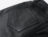 Women Skinny Leather Pants with Zippers