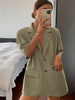 two piece outfits for women shorts and blazer