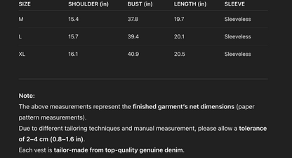 Flap Pocket Button Front Vest Denim Jacket