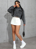 women Drop Shoulder Denim Jacket