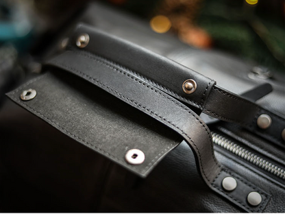 Men’s Genuine Leather Large Travel Bag