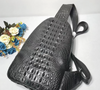 Genuine Crocodile Leather Chest Bag Sling Crossbody
