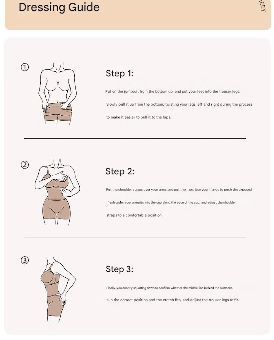 Tummy Control Full Body Shaper for WomenBust Lifting & Thigh Slimming