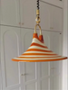 Retro Horn Pendant Light Adjustable Plexiglass Ceiling Chandelier