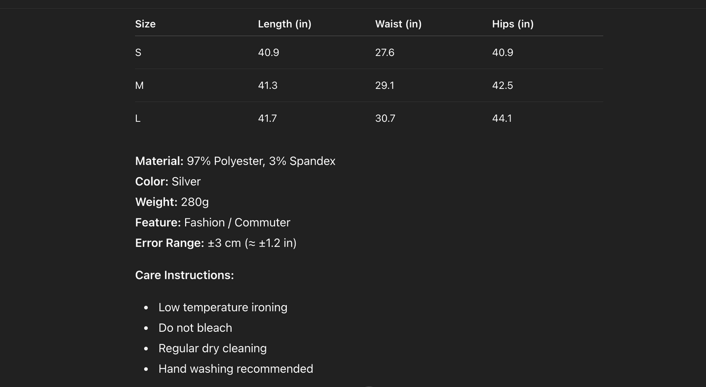 Silver Sequin High Waisted Wide Leg Pants Women