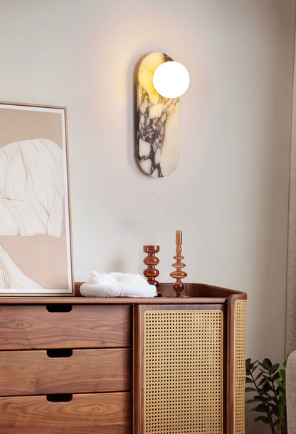 French Marble Wall Lamp Modern LED Wall Sconce