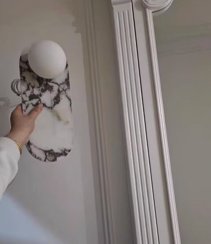 French Marble Wall Lamp Modern LED Wall Sconce