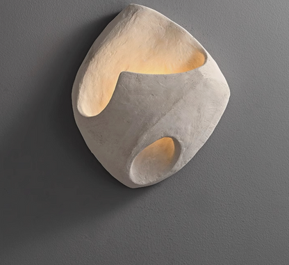 Wabi Sabi Cement Wall Lamp Nordic Concrete Wall Sconce