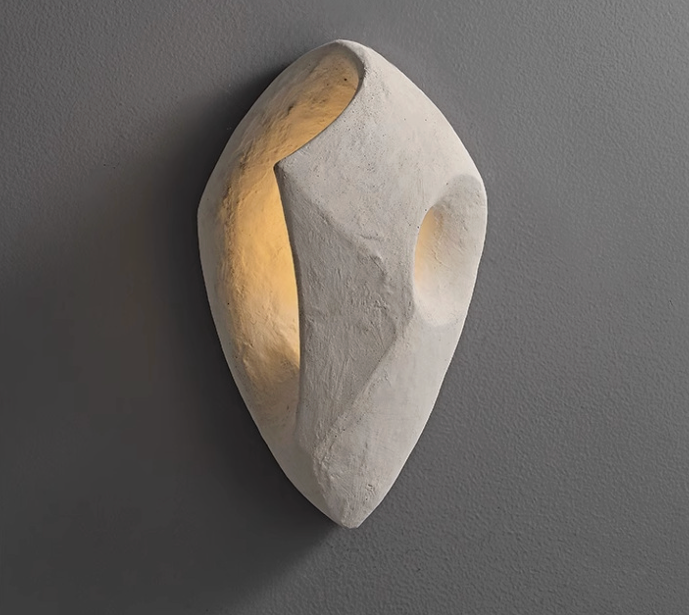 Wabi Sabi Cement Wall Lamp Nordic Concrete Wall Sconce