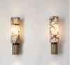 Modern All-Copper Marble Wall Lamp Cylinder Wall Sconce