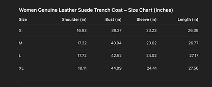 Women Genuine Suede Single Breasted Leather Jacket with Belt