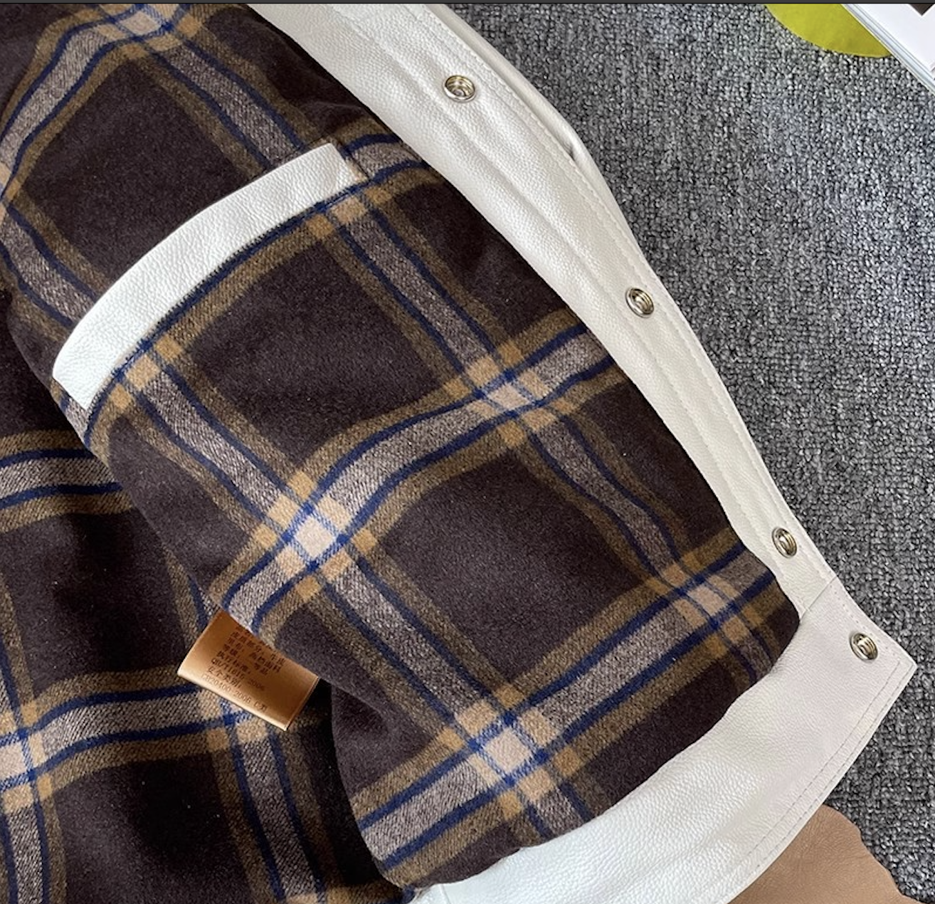 White Genuine Leather Causal Jacket for Men Retro Lapel