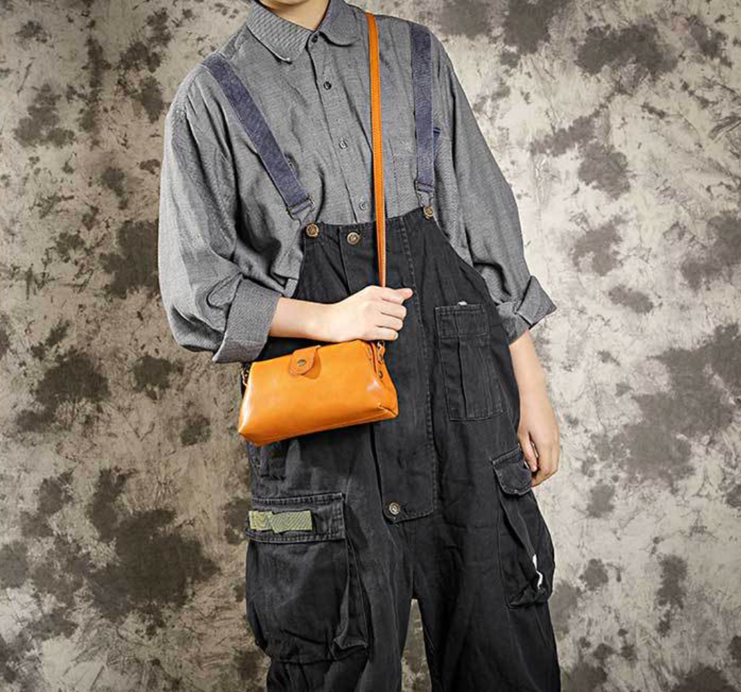 Leather Crossbody Bag for Women Small Shoulder Purse