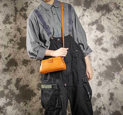 Leather Crossbody Bag for Women Small Shoulder Purse