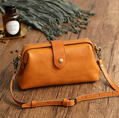 Leather Crossbody Bag for Women Small Shoulder Purse