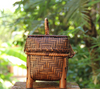 Retro Bamboo Woven Women’s Handbag Vacation Box