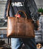 Men’s Genuine Leather Office Briefcase Bag