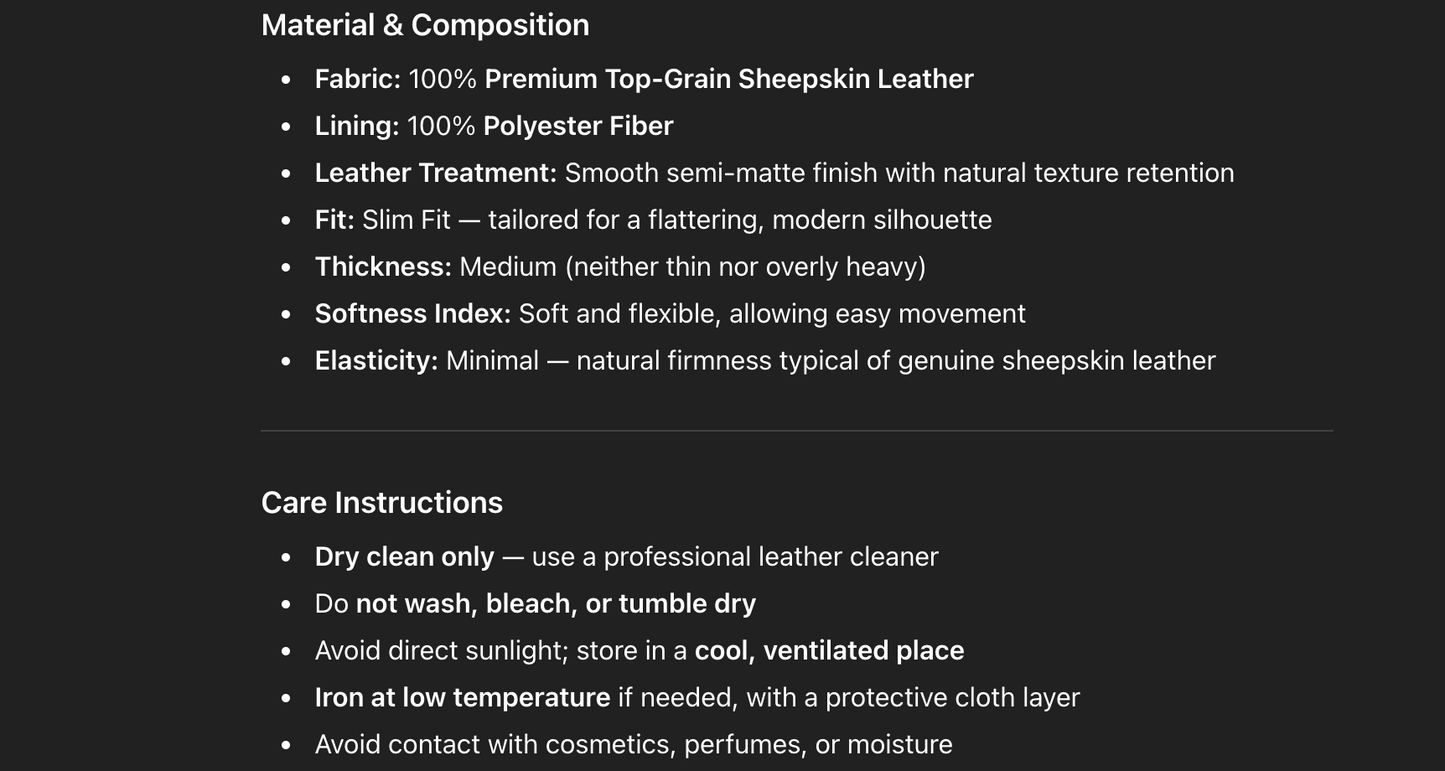 Women’s Black Leather High Waisted Shorts