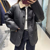 Women’s Real Reversible Shearling Bomber Jacket