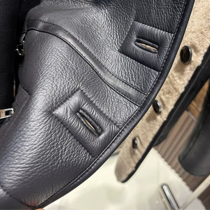 Women’s Real Reversible Shearling Bomber Jacket