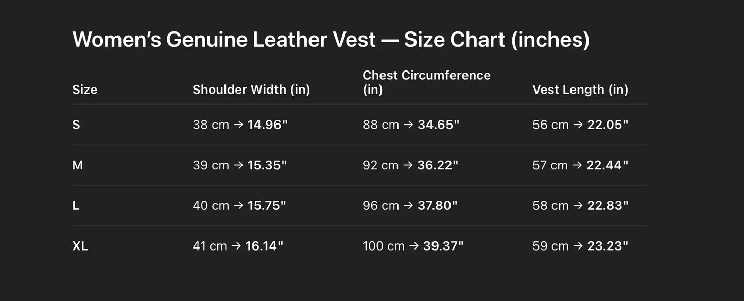 Women Leather Office Vest in Genuine Sheepskin