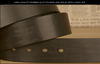 Men’s Top-Grain Cowhide Belt with Solid Copper Buckle