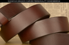 Men’s Genuine Cowhide Leather Belt with Copper Buckle