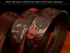 Men Dragon Leather Belt with Automatic Buckle
