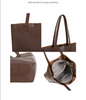 Genuine Leather Shopper Tote Bag for Women