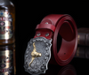 Men’s Western Bull Head Leather Belt
