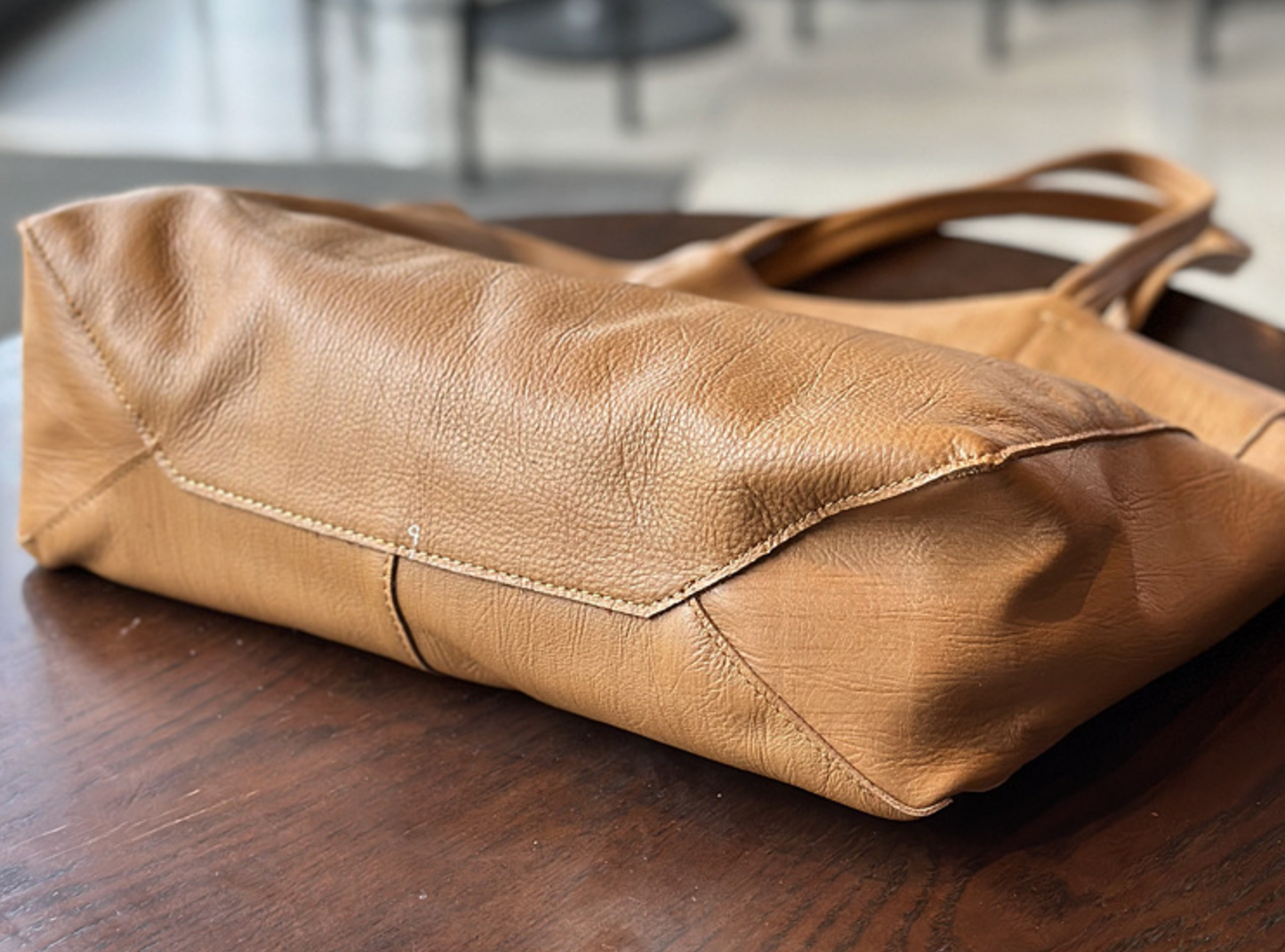 Women’s Large Genuine Leather Tote Bag Office