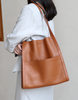 Women’s Genuine Leather Work Tote Bag