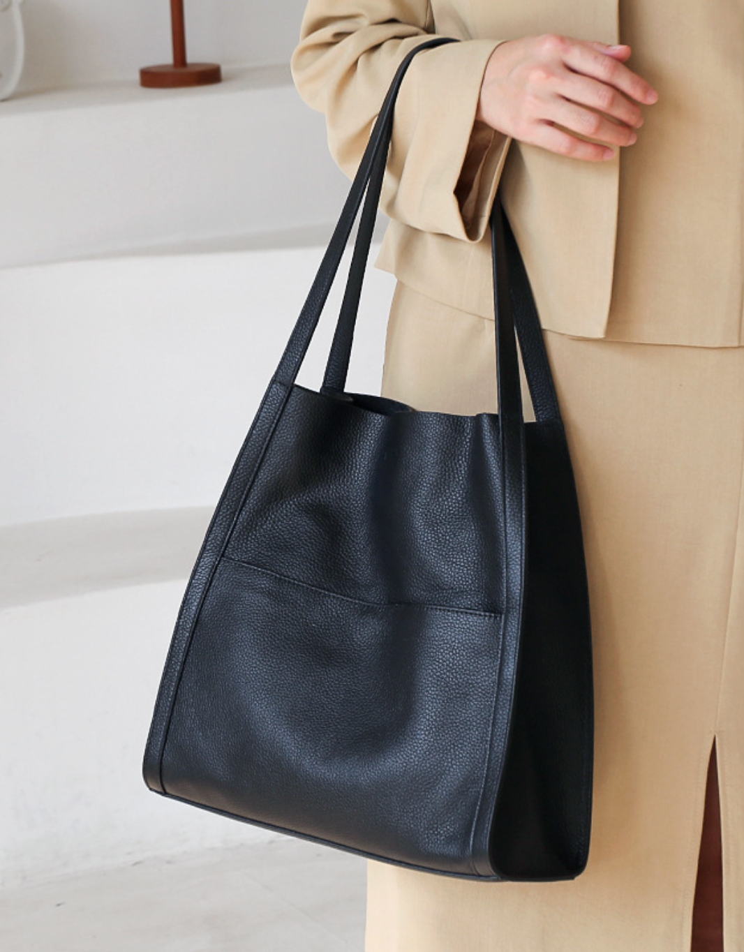 Women’s Genuine Leather Work Tote Bag