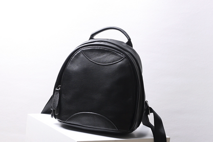 Women Genuine Cowhide Leather Backpack Bag