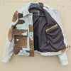 Men Hair-On Cowhide Leather Jacket