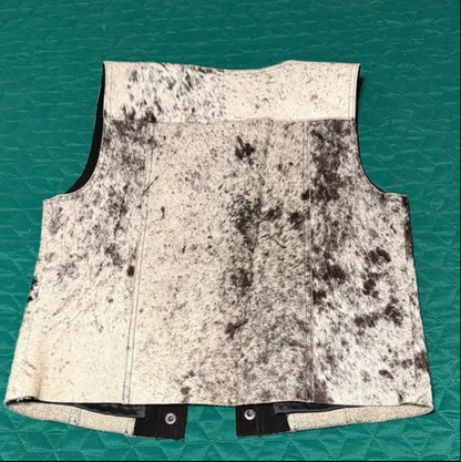 Cowhide Hair-On Western Vest
