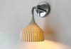 Modern Pleated Bedroom Wall Light Fixture