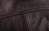 Mens Distressed Vintage Leather Riding Jacket