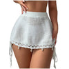 Women mini beach skirt crochet mesh 3