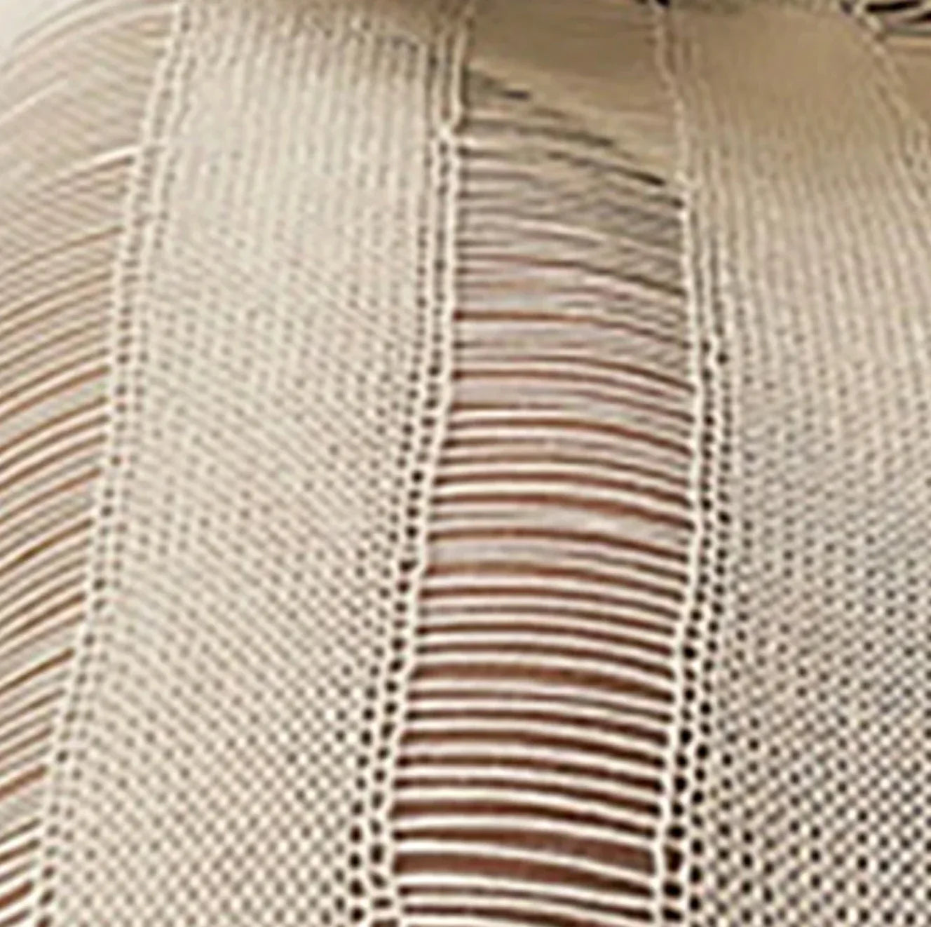 Women hollow out drawstring beach knit skirt